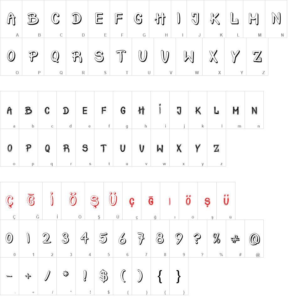 Crash  Test Shadow font